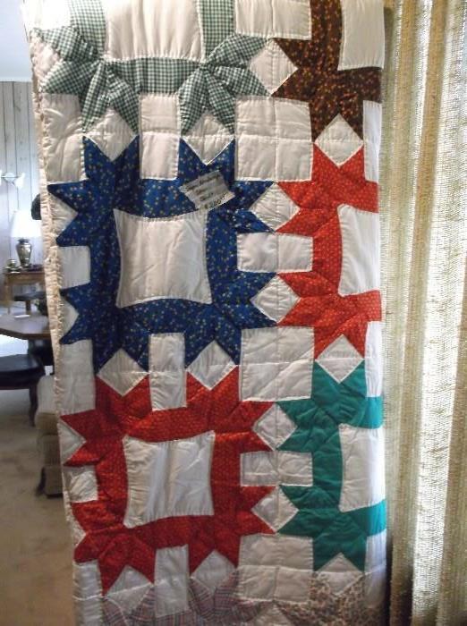 Extra large handmade quilt 