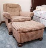 Great reading chair and ottoman