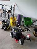 MTD gas edger, spreader, misc.