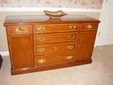 Henkel Harris cherry sideboard/buffet/server cabinet.