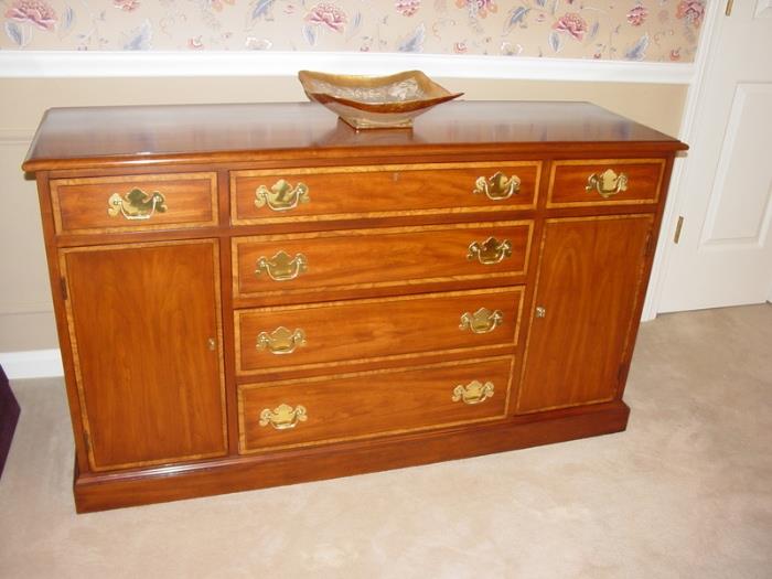 Henkel Harris cherry sideboard/buffet/server cabinet.
