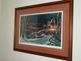 Terry Redlin signed print.