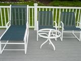 Patio furniture made by Woodard.