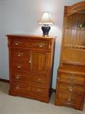 Lexington oak dresser.