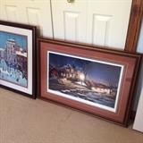 Terry Redlin signed print.