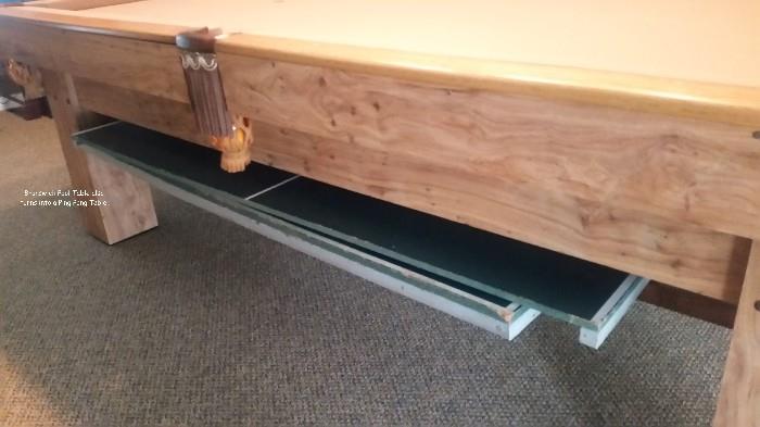 Hidden Ping Pong Table under Pool Table