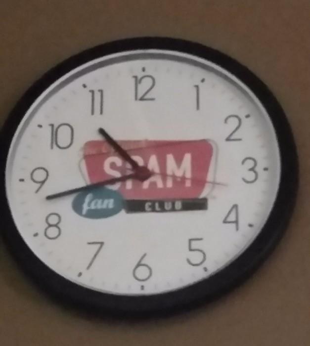 SPAM Clock