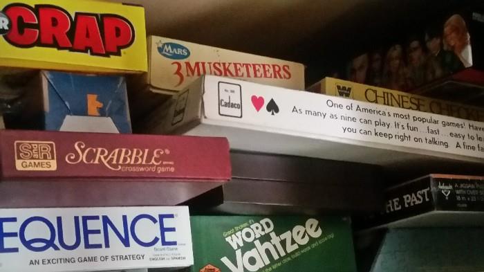 Several Vintage Games and Toys