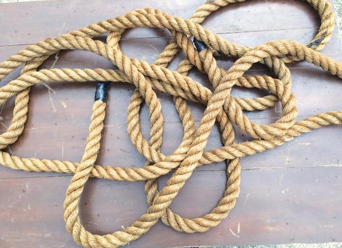 Antique rope, very thick