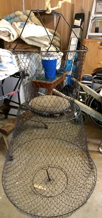 Super large vintage fish trap/holder