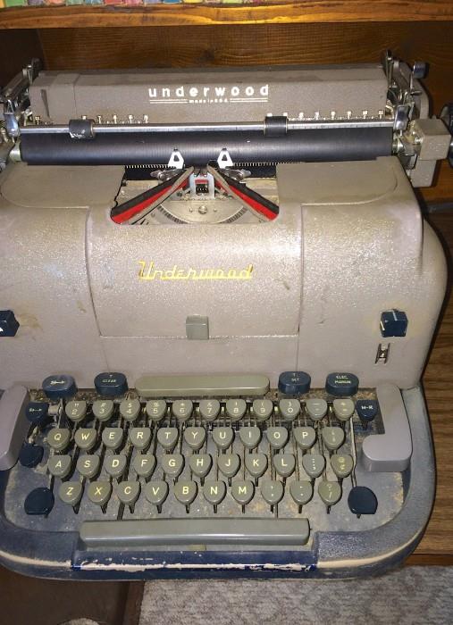 Vintage Underwood electric typewriter