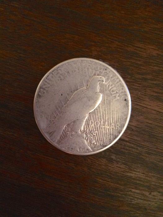 1924 Silver dollar