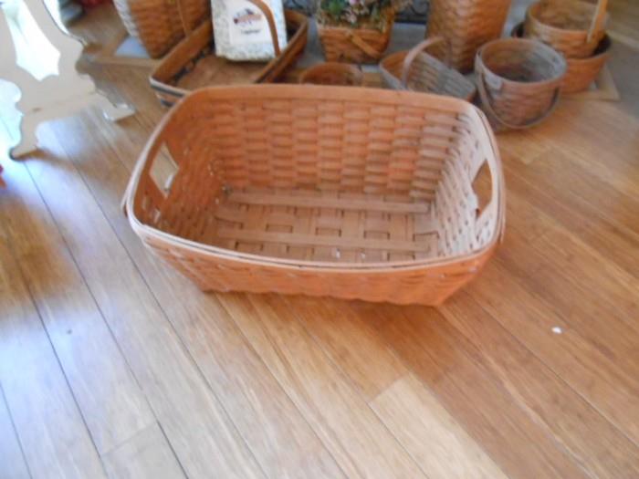 the big one, a Longaberger laundry basket
