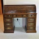 Contemporary, small size roll top desk