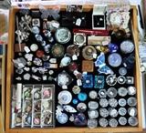 We always have display cases of "Trinkets and Treasures".  You will find Swarovski figures, fine quality paperweights, a collection of small handblown vintage German ornaments.