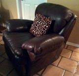 Leather Recliner, Rocker, Swivels
