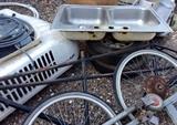 Stainelss Steel Sink, Air Conditioner for Pop Up Camper, Bicycle for two parts