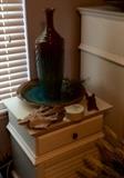 Blue Coral, Pottery, Resolutions White Nightstand