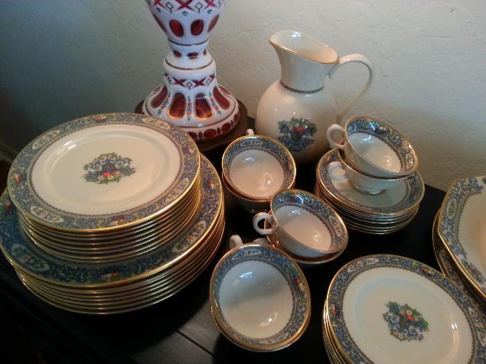 Lenox china - settings for 8 plus serving pcs. Barely used, in "like new" condition!