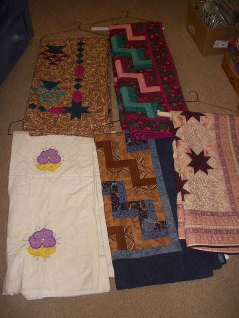 Quilts of various styles, techniques, and ages