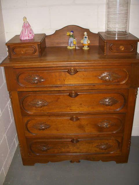 Victorian era walnut dresser in lovely condition