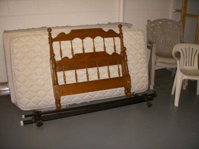 Twin bed, ready to be moved to your home!