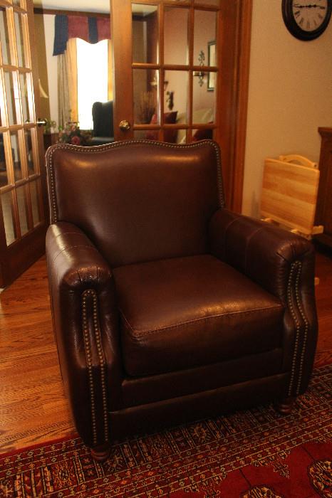 I think this leather chair was from Walter E. Smithe
