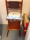 Adjustable toddler/high chair