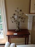 Another table with a fabulous candelabra!