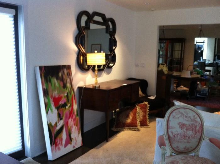 More! Fabulous mirror, art, pillows lamps and more