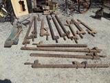 vintage wooden clamps