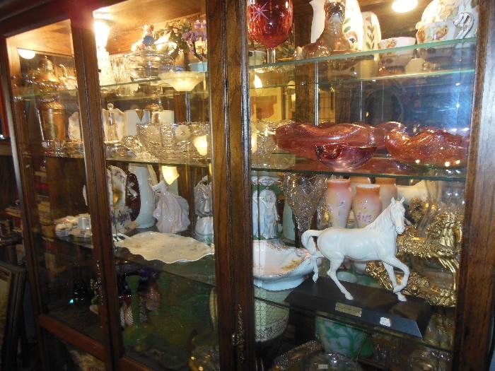 Estate pieces, murano glass, Germany pieces, collectibles