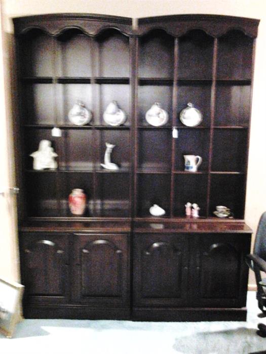 Ethan Allen bookcase/cabinet.  There  are 2 that can be directly next to each other.