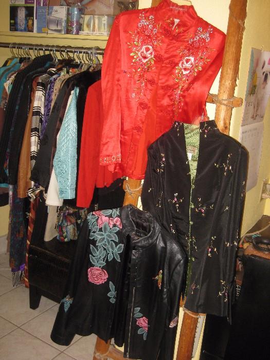 silk embroidered jackets