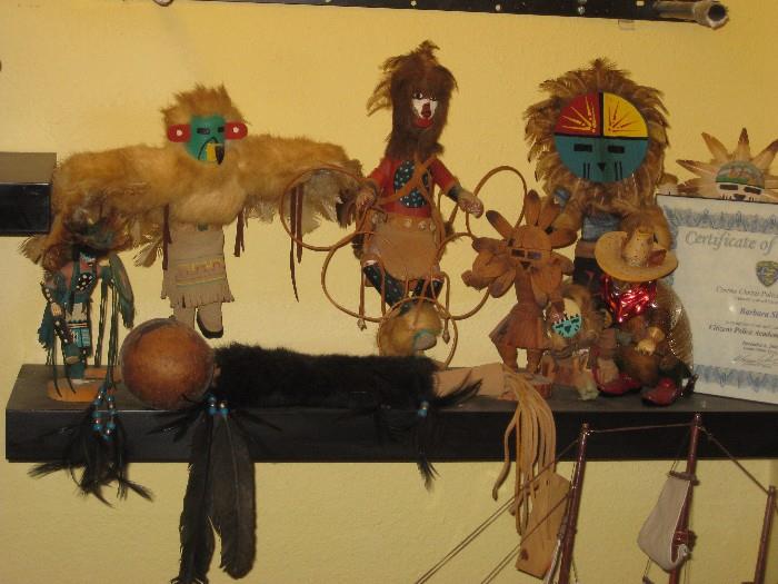 Kachina dolls from New mexico