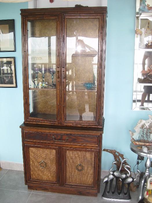 Asian Inspired small china cabinet
