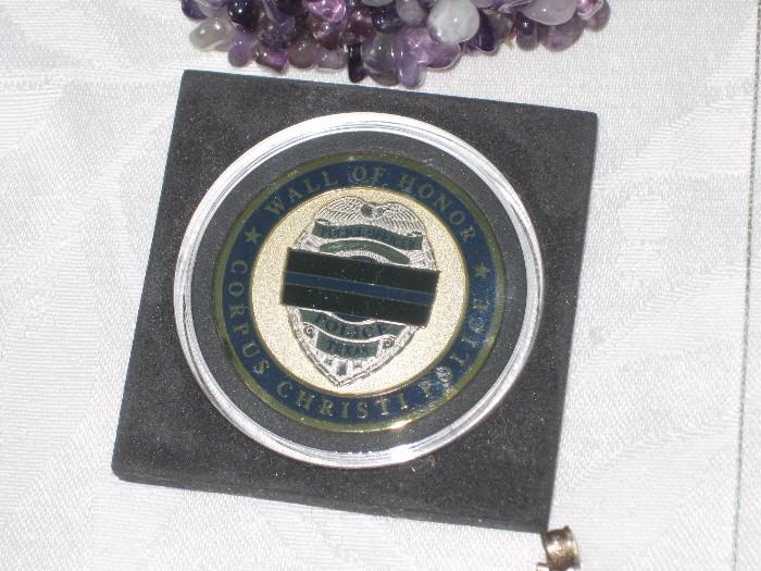 CCPD Wall of Honor coin