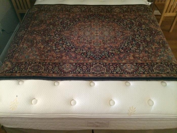 Karastan 100% wool rug, dyed in the wood. Approx. 4'x6'.