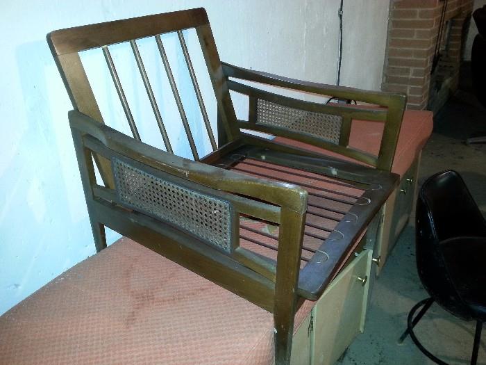 Midcentury chair frame