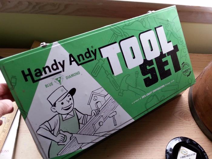 Vintage Handy Andy Tool Set (like new)