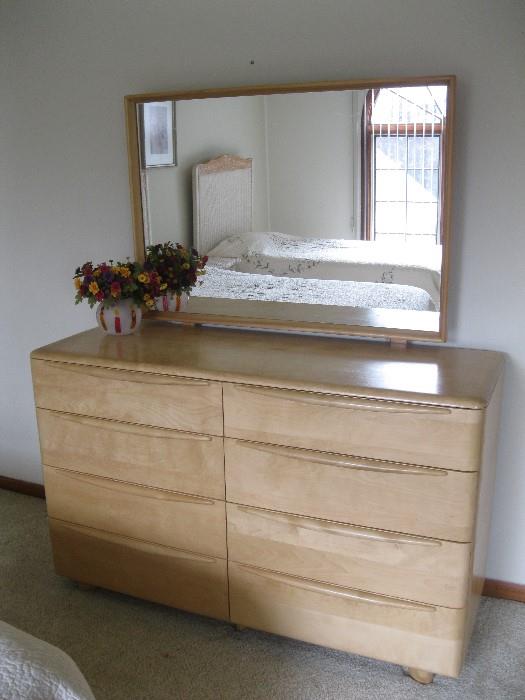Heywood Wakefield dresser with mirror