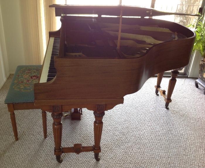 Cable Baby Grand with Top Opened