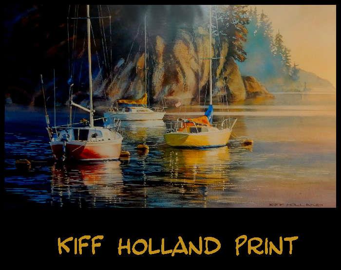 Kiff Holland print entitled, "Sunrise"