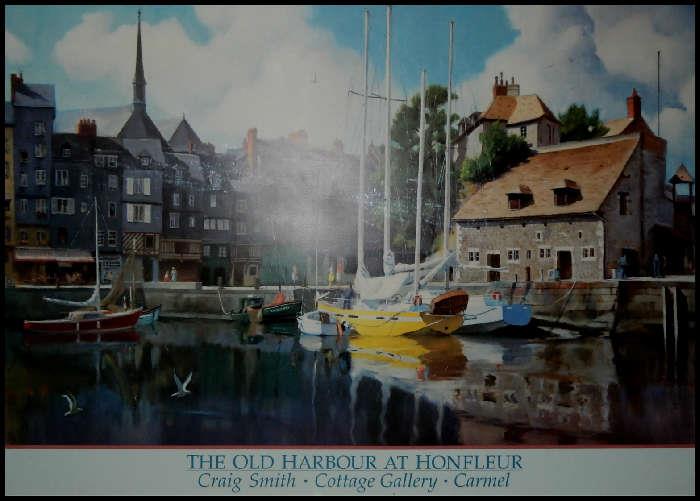 The Old Harbour at Honfleur print