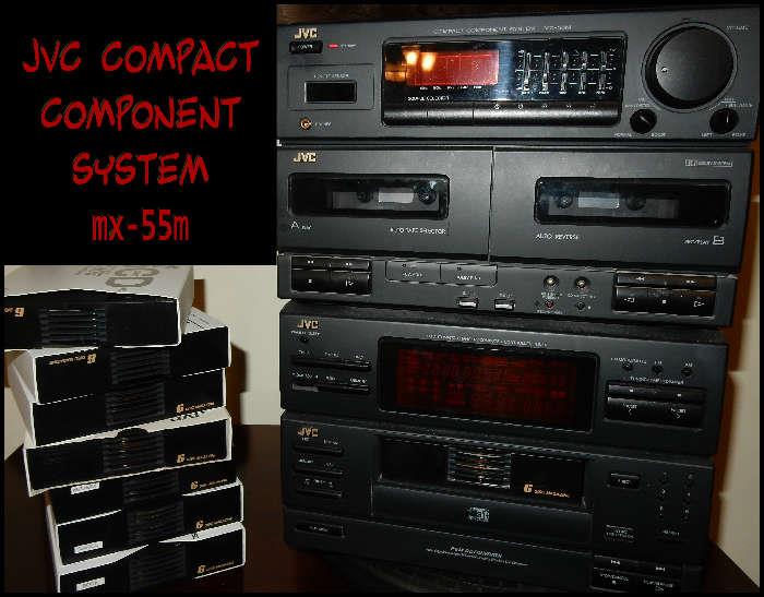 JVC Compact component system mx-55m