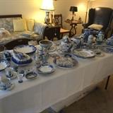 Blue and White everything!