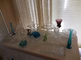 Various Crystal, Mid Century Glass, Pressed, Art ,Glass