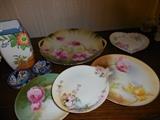 Vintage Hand Painted Plates