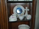 some of the many pieces of Irish Belleek