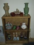 Asian knick-knacks and carved soapstone